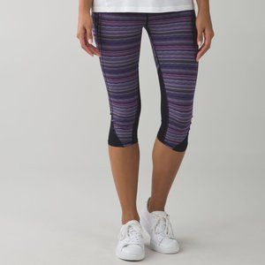 LULULEMON Y2K purple vent it out crop legging